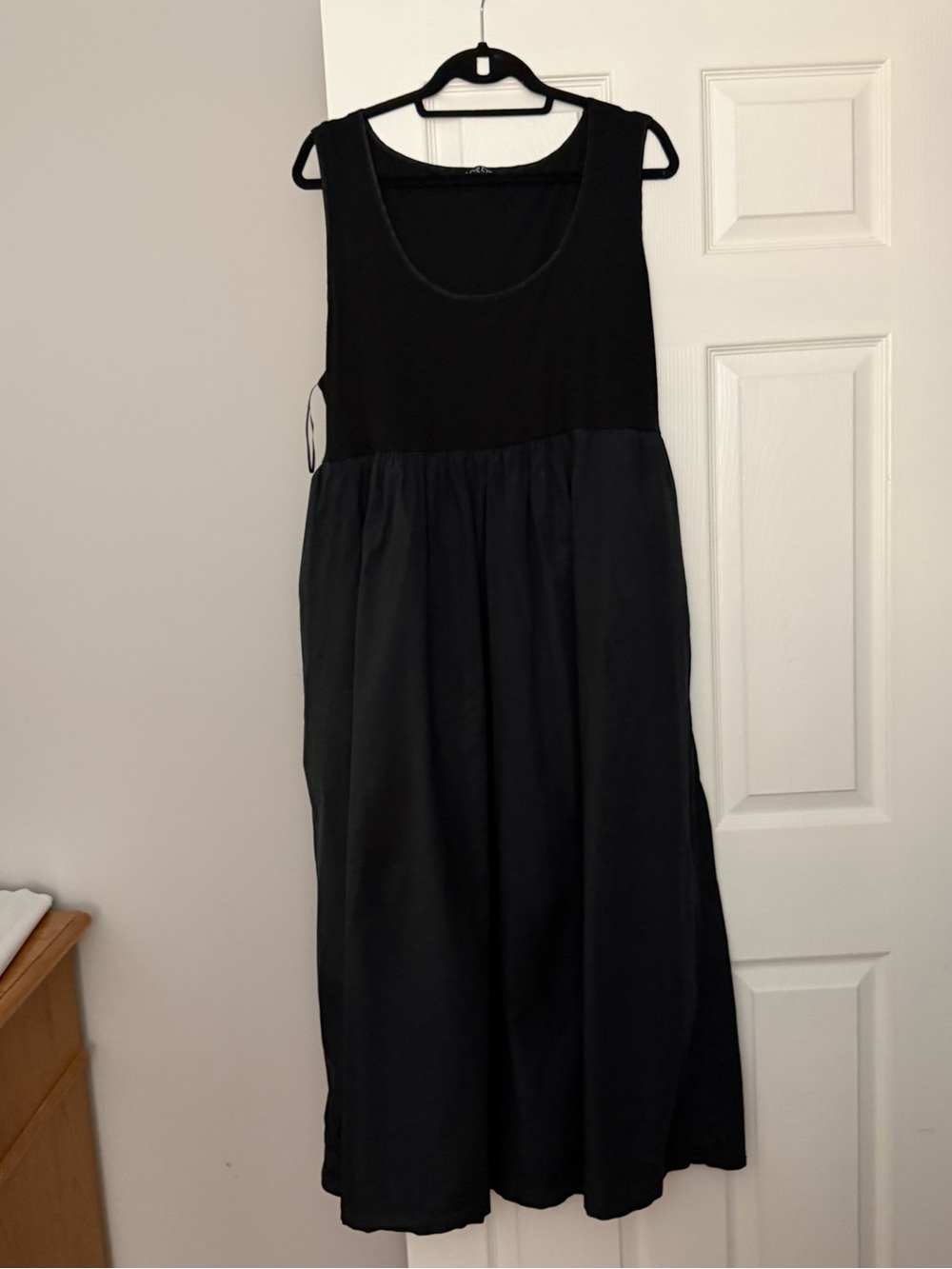 J. Crew Black Sleeveless Maxi Dress